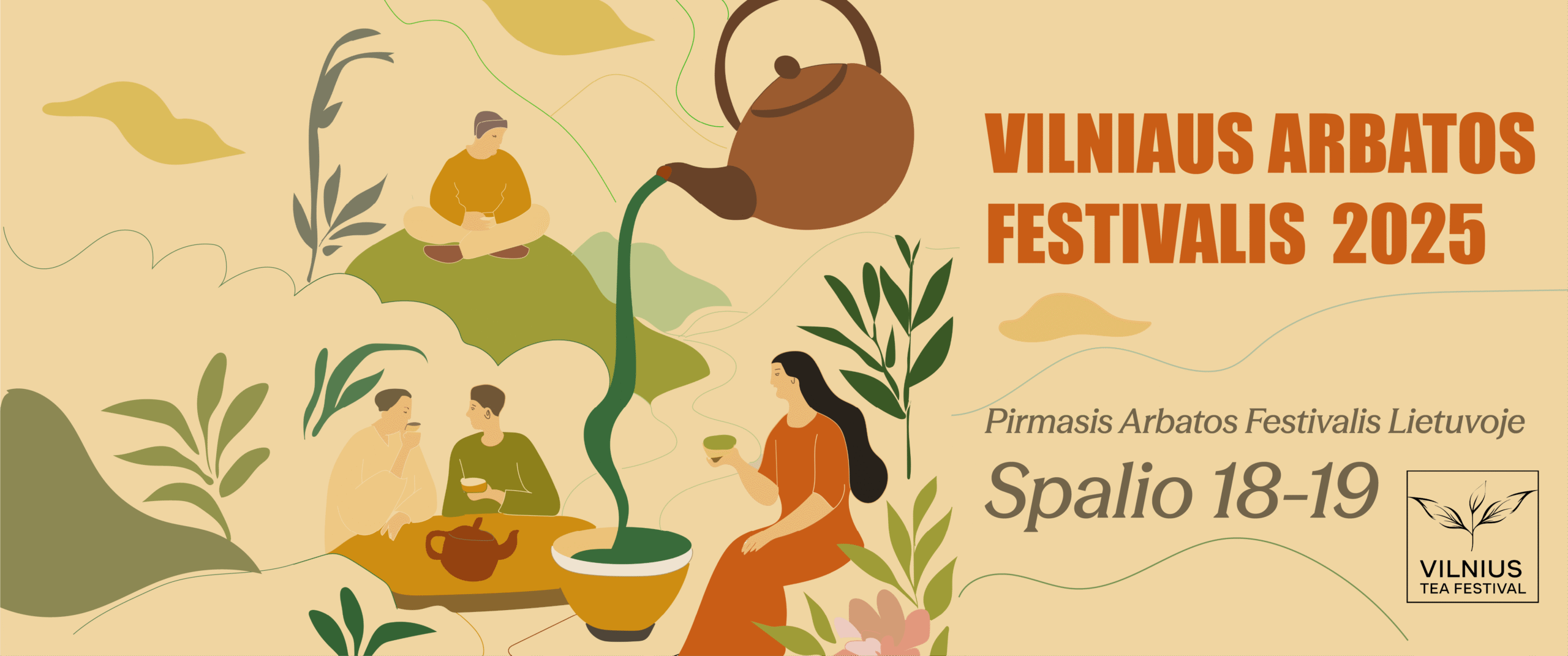 Vilniaus Arbatos Festivalis Lietuvoje 2025 Baneris